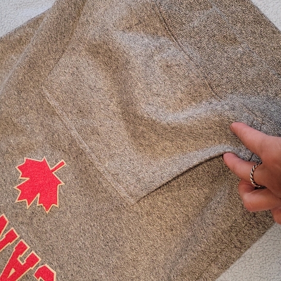 🔶️5 for $30🔶️ CANADA Heather Gray Hooded Sweatshirt - Picture 4 of 7